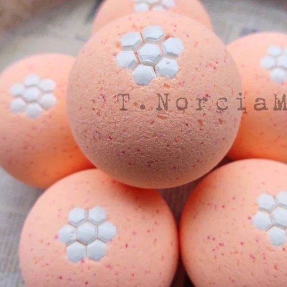 T.NorciaMade Other - Peach Bellini Bath Bomb